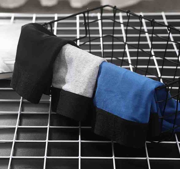 

mens underwear durable breathable antibacterial boxer briefs men medium waist fashion print boxers shorts size l-3xl, Black;white