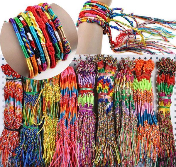 

luxury handmade friendship braided colorful strand bracelet cord bracelets purple girls braid infinity jewelry bby, Golden;silver