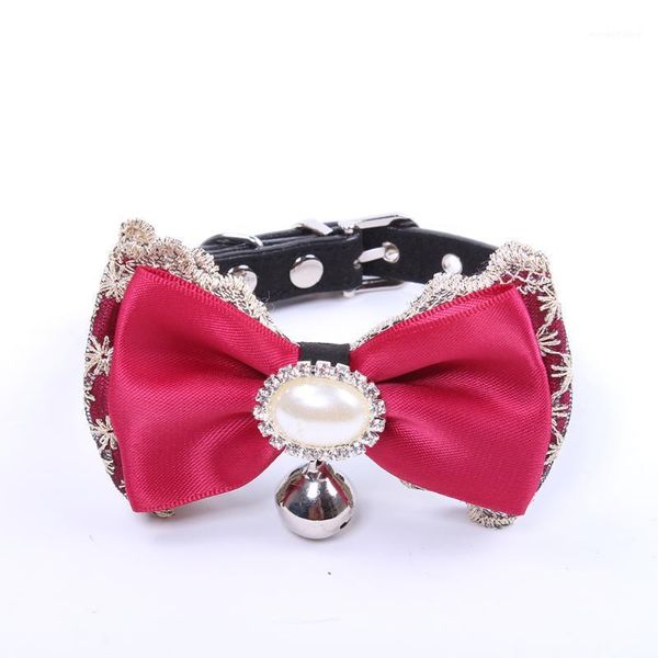 

dog cat collar bling rhinestones kitten necklace jewelry floral bow ring design small dogs girl-teacup yorkie1