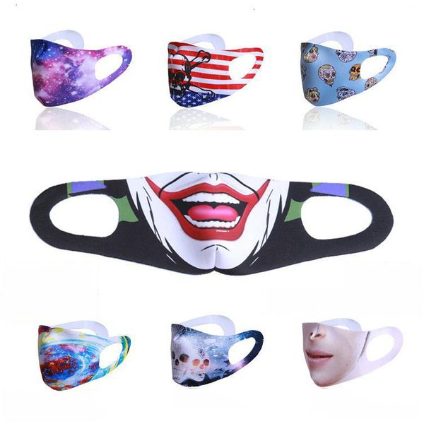 

reusable g9fq designer 3d mask halloween face protective individual packaging washable dustproof pri cdddo