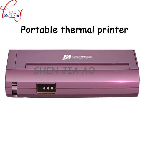 

printers mini portable a4 paper thermal printer home office car mobile black & white 220v 1pc1