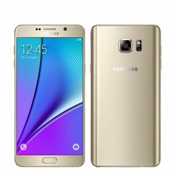 

refurbished original samsung galaxy note 5 n920a n920t 32gb 5.7 inch quad core smart phone
