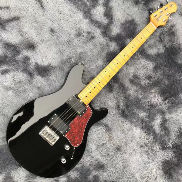

custom grand music-man flamed maple neck electric guitar