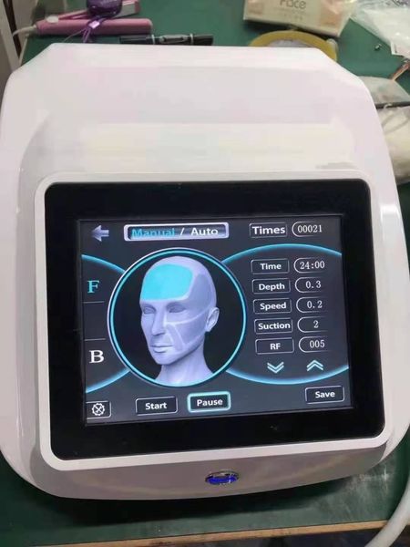 

golden microneedle fractional rf needle wrinkle remover radio frequency microneedling skin tightening machine