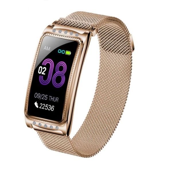 

smart fitns wristband, watch with heart rate and blood prsure monitor, women's physiological cycle reminder, gifts