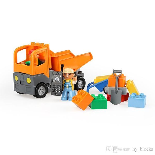 

74pcs diy larger particles building blocks construction site assembly toys for children early kids educational creative gifts 04