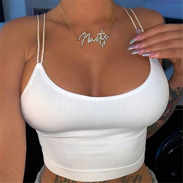 

fashion slim sling solid color vest female 8423 swimsuit bandage bathing suits pad