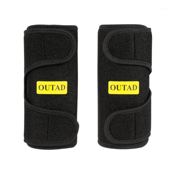 

elbow & knee pads outad flexible arm trimmers for men women latex-neoprene superior heat insulation soft touching black 2pcs1, Black;gray
