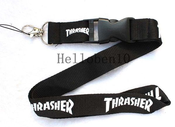 

straps new keychain clothing brand id lanyard detachable, Silver