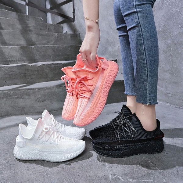 

spring and autumn casual women's shoes fashion ladies flat sneakers fabric tennis shoes new knitted breathable walking shoes #ed3p