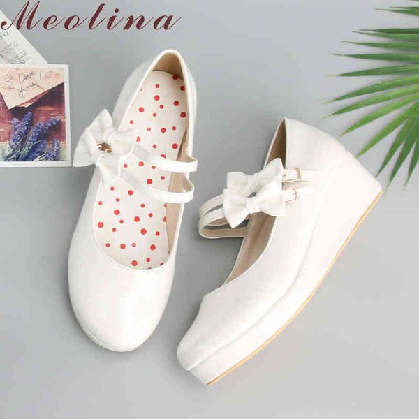 

women's round head flat high heels wedge yellow and white black size 2 9