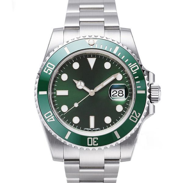 

men watch automatic mechanical 2813 movement watches ceramic bezel stainless steel 40mm luminous waterproof wristwatch, Slivery;brown