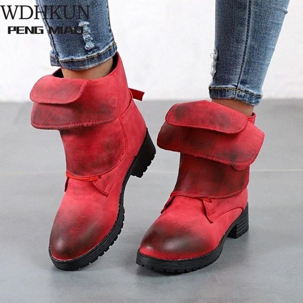 

2021 new european and american women's short boots fashion women's plus size boots style martin #5e9p, Black