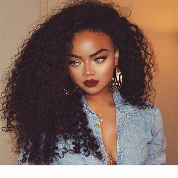 

glueless straight full lace wig peruvian human hair wig dream beauty unprocessed lace front wig for black women, Black;brown