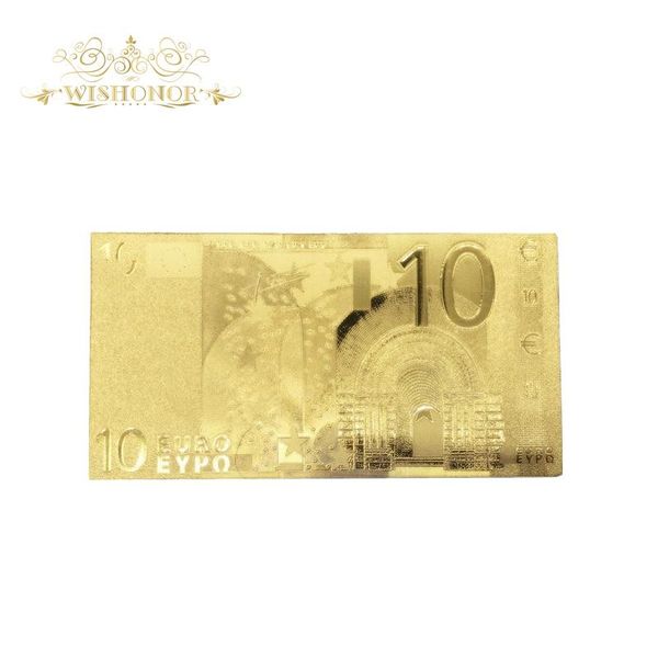 

wholesale price for euro banknote 10 euro gold banknote in 24k gold foil paper money for gifts wmtfcm