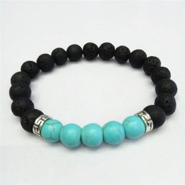 

factory876fblack lava volcanic stone 7 chakra bracelet,natural yoga bracelet,healing reiki prayer balance buddha beads bracelet, Black