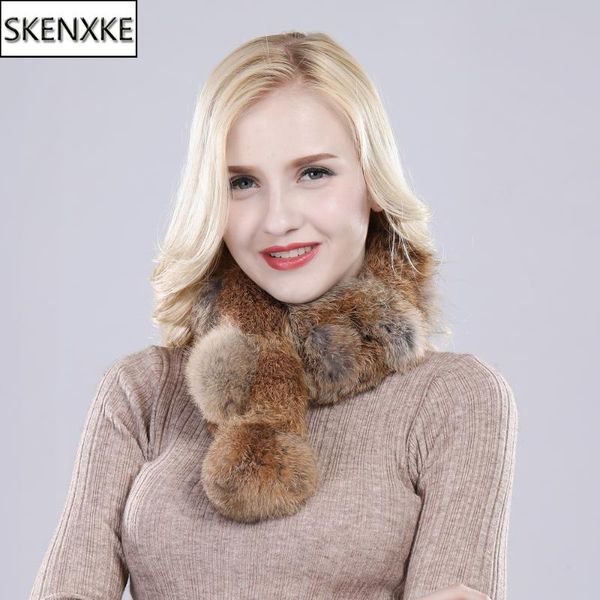 

new arrival women winter real fur scarf lady warm fur scarves knit 100% natural real ring casual muffle, Blue;gray