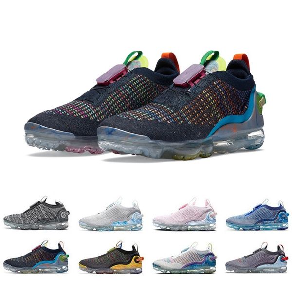 

fashion iron grey new fly summit white knit 2020 men women running shoes 2020s pure platinum royal blue dark mens trainers sports sneakers, White;red