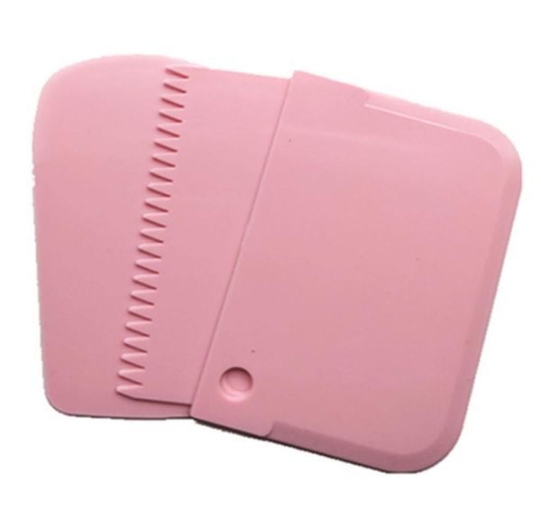 

baking pastry tools plastic dough knife icing fondant scraper decorating plain smooth jagged edge spatula wmtiwg loveshop01