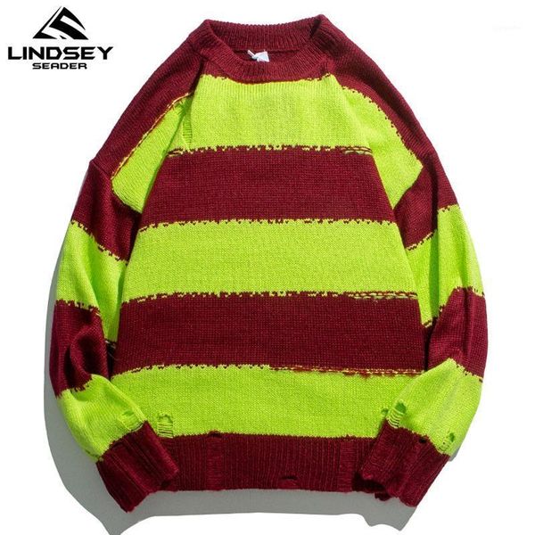 

lindsey seader sweaters mens fashion letters print streetwear hip hop men 2020 winter harajuku casual knitwear sweater male1, White;black