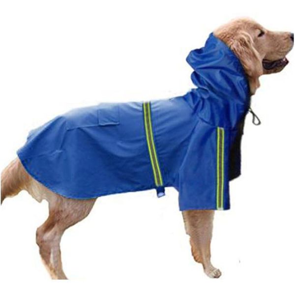 

dog raincoat waterproof clothes with reflective strip pet dog puppy rain coat cloak costumes clothes for dogs pet bbyweu