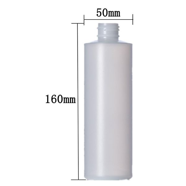 

250ml empty plastic soft bottle , natural-colored hdpe cylinder round with black/white spouted cap 250ml empty wmtdgx