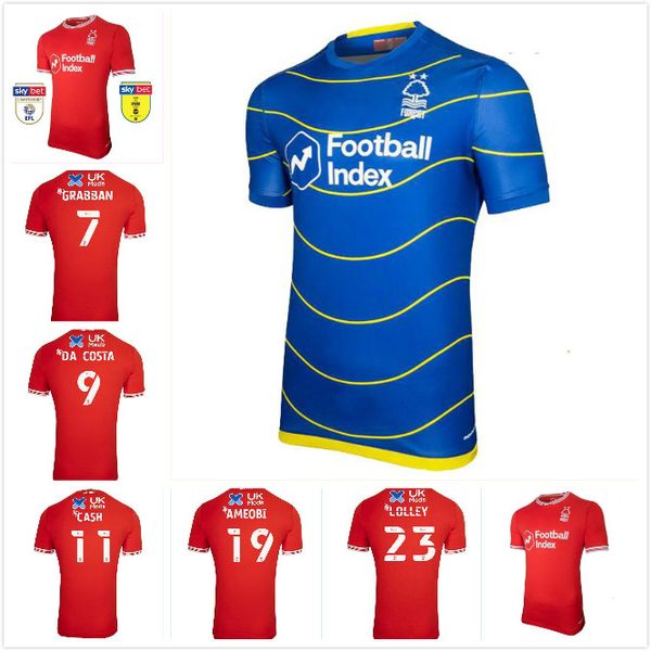 

nottingham forest soccer jerseys lolley grabban 2020 2021 watson cash football shirt silva ameobi jersey, Black;yellow