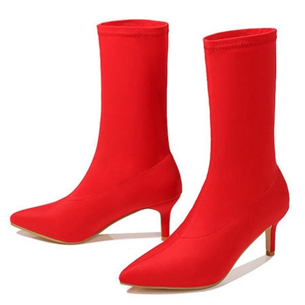 

boots autumn shoes stretch yellow ladies blue red high heel ankle combat low fetish cool strippers, Black