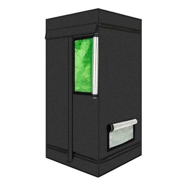 

2' x 2' indoor grow tent 100% reflective 600d mylar hydroponics gardening