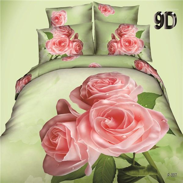 

3d bedding set home textiles new style flowers animals bedclothes king  size duvet cover bed sheet pillowcase.1