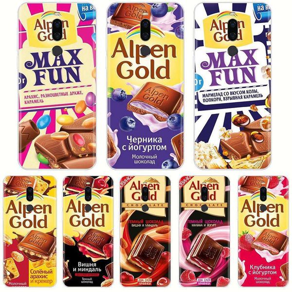 

bgrfnote 8 soft tpu silicon chocolate fun russian mobile phone back meizu m8 leather caseswza