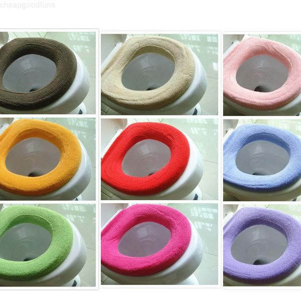 

pedestal seat cover for bathroom products pan cushion pads lycra use in o-shaped flush comfortable toilet 9 colors