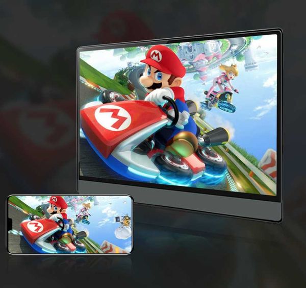 

15,6 дюймов портативный монитор 1080p hdr ips игровой монитор