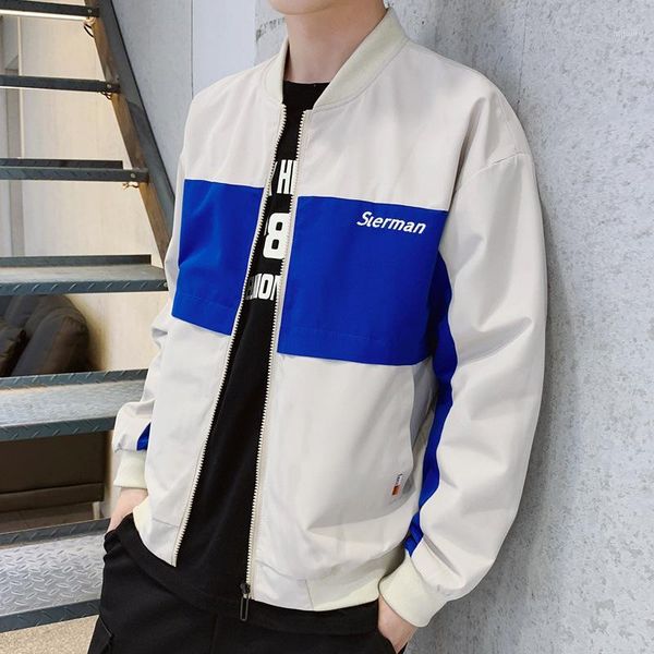 

vintage baseball uniform mens college patchwork jacket coat men oversized bomber pilot jacket men autumn windbreaker streetwear1, Black;brown