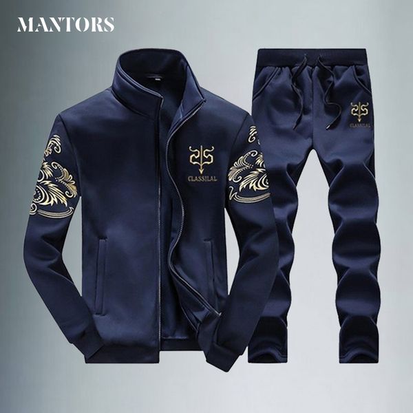 

fashion men's sportswear hoodies men casual sweatshirt male 2pcs brand clothes man leisure outwear tracksuit sets kg-451, Gray