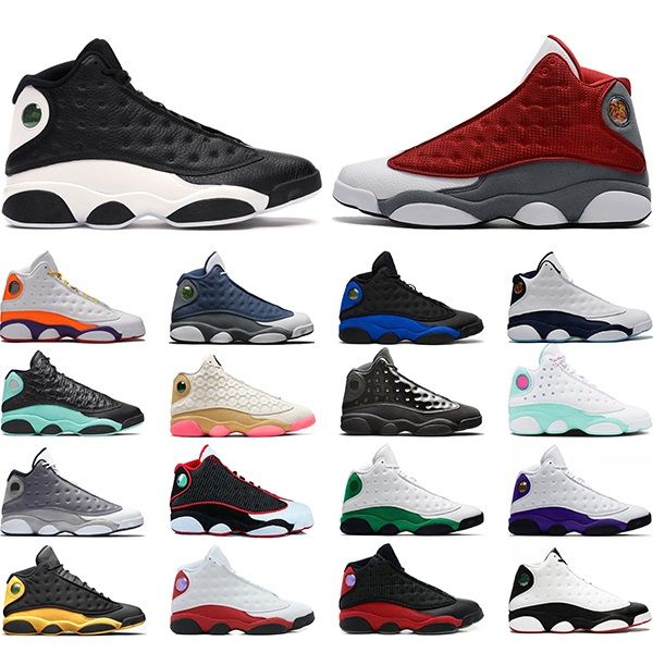 

jumpman basketball shoes 13 13s mens designers red flint dark powder blue hyper royal playground trainers sports sneakers size 40-47