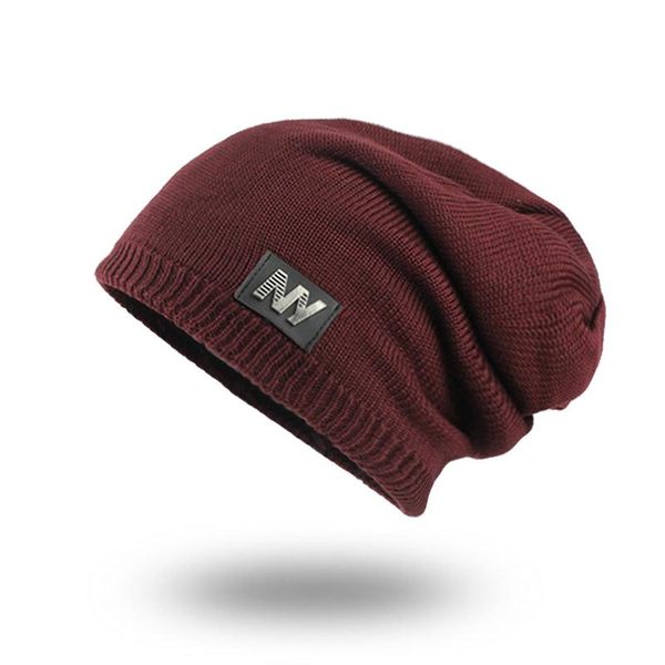 

flb] men's knit hat beanies men winter hats for men bonnet skullies caps women winter beanie warm thicken baggy mask hatsf18003 wmtkcl, Black;white