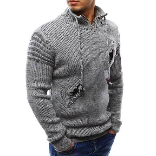 

men's sweaters autumn winter sweater men 2021 casual solid mens full sleeve cotton knitted pullover -xxl knitwear pull homme, White;black