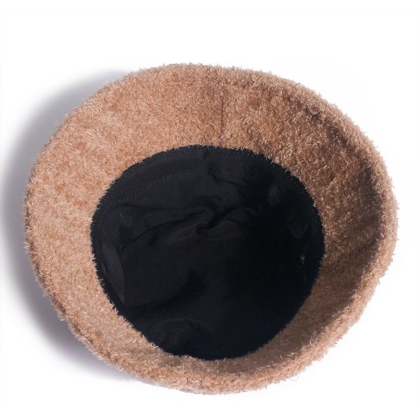 

женский ягненок рыбацкая шляпа красная осень и зима мода все-матч сверять теплый плюшевый ковш шляпы sqchfx hjfeling, Black;white