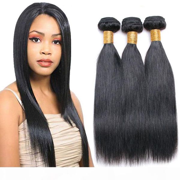 

peruvian virgin hair straight human weave bundles 4 pcs lot natural black brazilian malaysian indian raw hair hair bundles