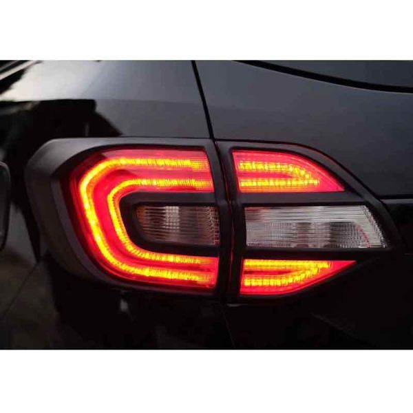 

2pcs sides led bumper reflectors rear fog brake lights for ford everest ranger 2016-2018