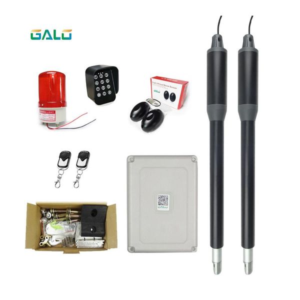 

fingerprint access control linear actuator dual 24vdc swing gate opener motor operator accessories kit optional/swing gates automatic