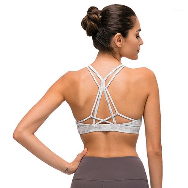 

gym clothing bras fitness yoga bra running lady sportswear sports sport wear for women padded push up1, White;black