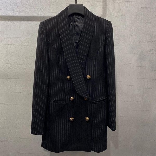 

women's jackets black striped jacket for women autumn long sleeve brand coat fashion female outwear, Black;brown