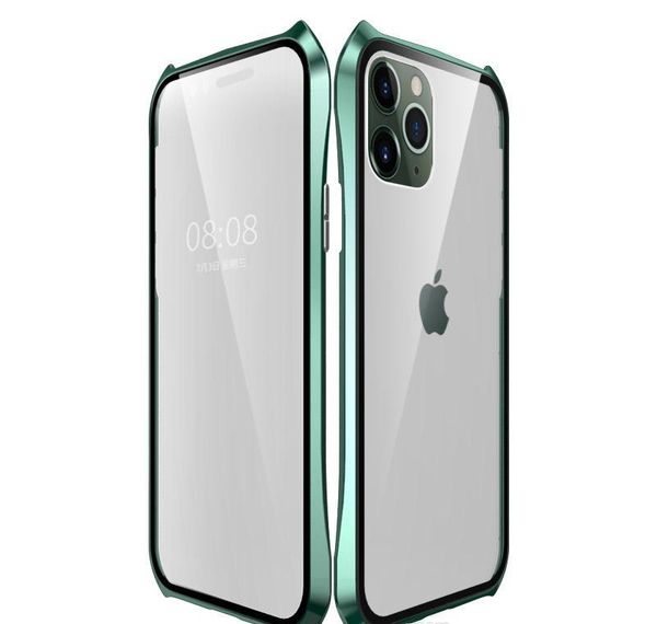 

magnetic adsorption 360 full tempered glass case for iphone 11 pro max 11 pro 5.8 samsung galaxy jlldth infant2005