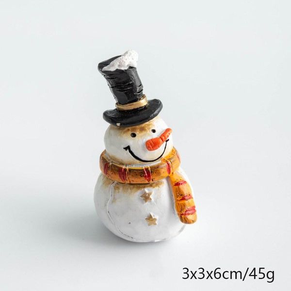 

2020 new santa snowman christmas model bonsai garden fairy tale decoration accessories home decoration miniature craft