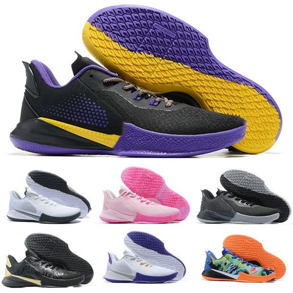 

new mamba fury ep mens basketball shoes eybl lakers home midnight navy bhm black white cool grey aunt pearl sports sneakers trainers 7-12
