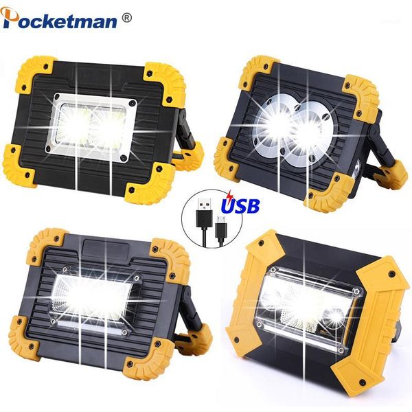 

portable lanterns led spotlight 6000lm super bright work light rechargeable for outdoor camping lampe by 186501