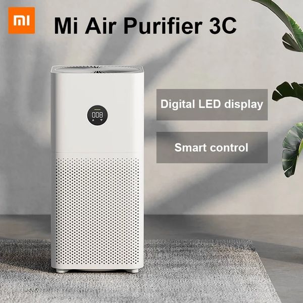 

Xiaomi Mi Air Purifier 3C Cleaner Automatic Home Air Fresher Smoke Detector Hepa Filter MIJIA APP Remote Control PM2.5 Display