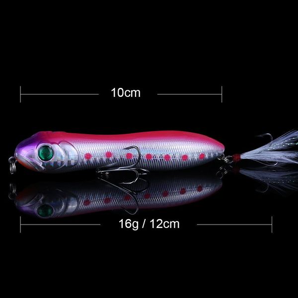 

qxo lure shad minnow whopper plopper vobler 7/10cm wobbler popper bait winter ring fishing ocs wobbler for trolling surface wmtkek